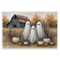 Stupell Industries Ghost Trio on Pumpkin Farm Wall Plaque, design by Antony Smith
